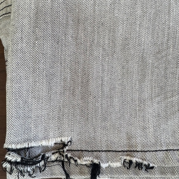 G by Guess Lucas Relaxed Straight Leg Mens Gray Distressed Stitch Jeans Sz. 33 - Picture 16 of 16